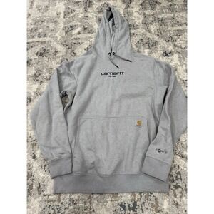 Carhartt Force Men's Small Gray Hoodie Relaxed Fit